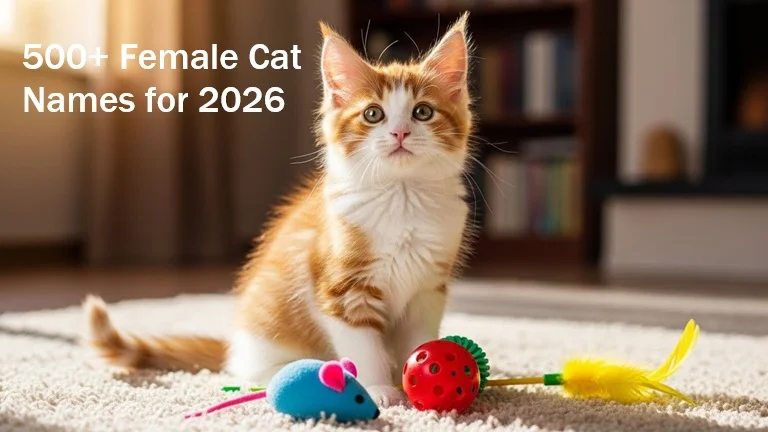 Female Cat Names – The Ultimate List for 2026